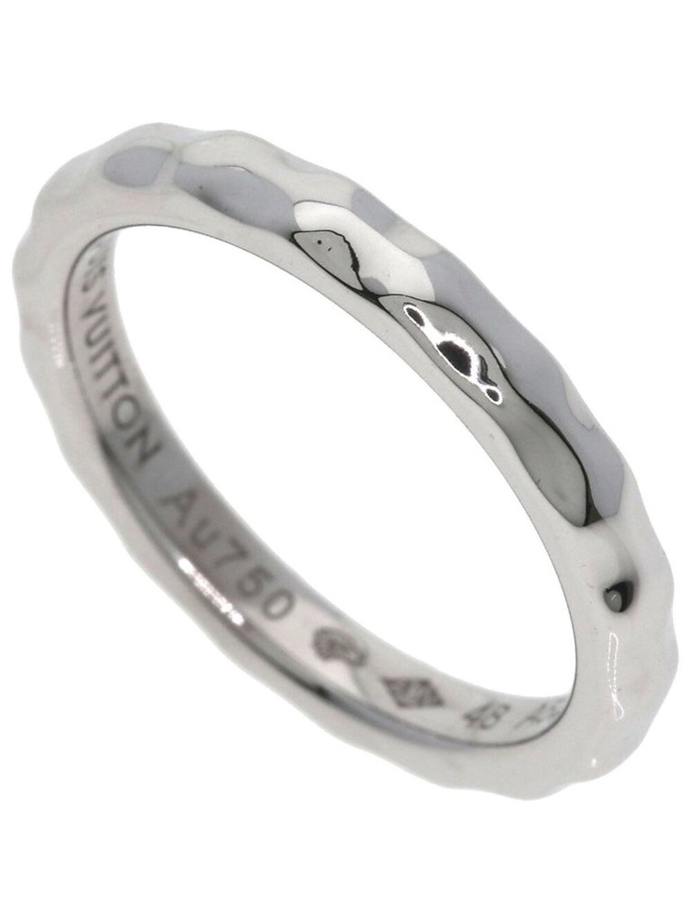 Louis Vuitton Alliance Monogram Infini 48 Ring 18K White Gold